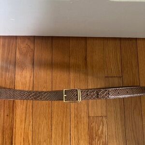 Brown Croc Belt